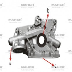YAĞ POMPA VECTRA B / ASTRA F / ASTRA G / OMEGA B 94-05 X20XEV-C20SEL-X18XE-X20XER MOT.NO:14315276 (OVAL TİP)